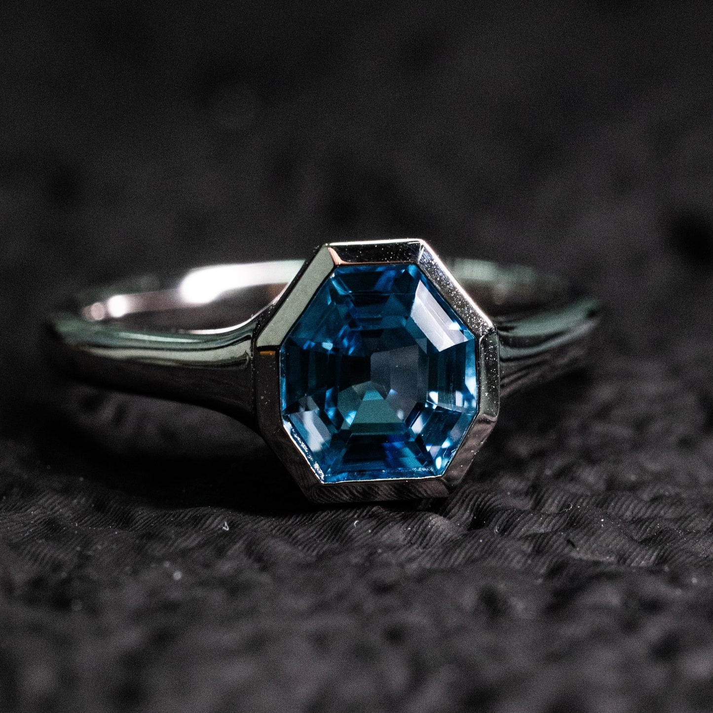 Step Cut Dainty Pixel Ring (PREORDER)