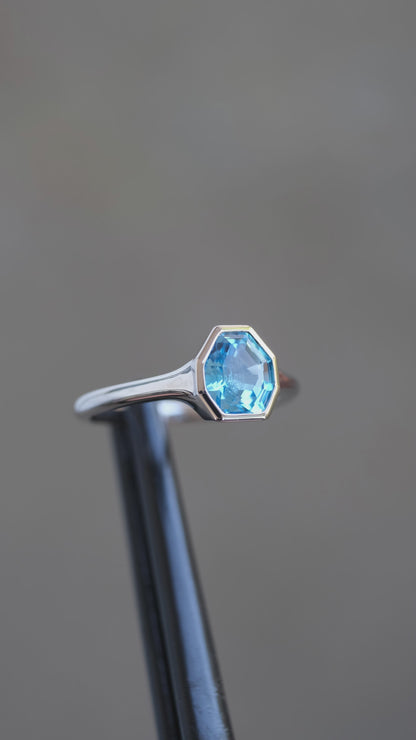 Step Cut Dainty Pixel Ring (PREORDER)
